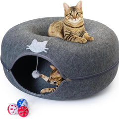Meow Mansion de E & E's: cueva para gato, descanso cómodo y seguro.