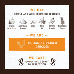 Earth Animal No Hide Rollos de Pollo, sin blanqueadores, con ingredientes simples