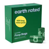 Earth Rated bolsas para perro valor pack 600, ideales para paseos diarios.