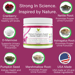 EcoBark etiqueta con información de ingredientes naturales para uso diario