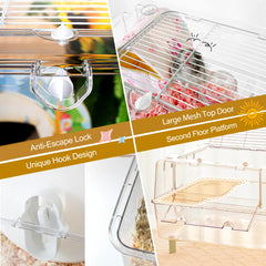 Diseño apilable ECOCEN con rebordes para ahorro de espacio.