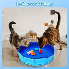 Eelexa: juguete interactivo con flujo de agua ajustable para gatos curiosos