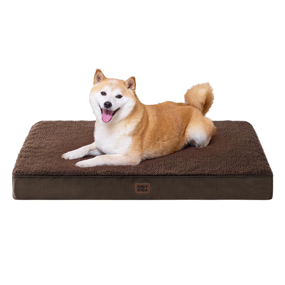 Cama ortopédica EHEYCIGA para perros grandes con funda desmontable y lavable