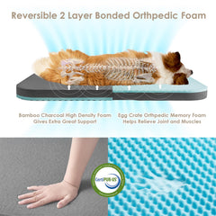 Cama EHEYCIGA con espuma viscoelástica ortopédica para soporte cómodo