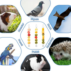 ElevateTech juguete forrajeo para pajaro, estimula actividad fisica.