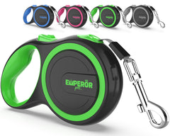 Emperor Pets correas retractil 16 pies para perros grandes, control cómodo durante paseos.