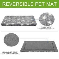 Cama EMPSIGN para perro, lavable a máquina, gris elegante.