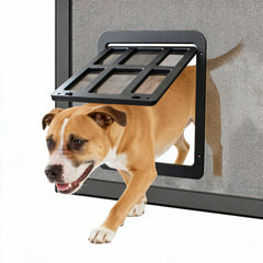 Puerta Enjoying para perros con acceso libre a través de la pantalla.
