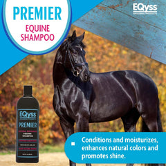 Eqyss Premier Champu Equino resalta el color del pelaje