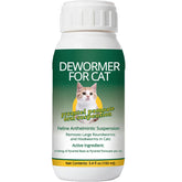 Euphea Desparasitante pyrantel pamoato, frasco de 100 ml para gatos, dosis fácil.