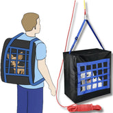 Everest's Toys bolsa-rescate-incendio-mascota para evacuación rápida y segura.