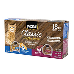 Evolve Gatos Variedad Pollo-Hígado 3oz: opción atractiva para el paladar felino.