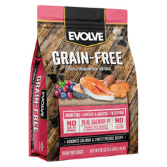 Evolve salmón deshuesado en bolsa, fuente premium para perros activos