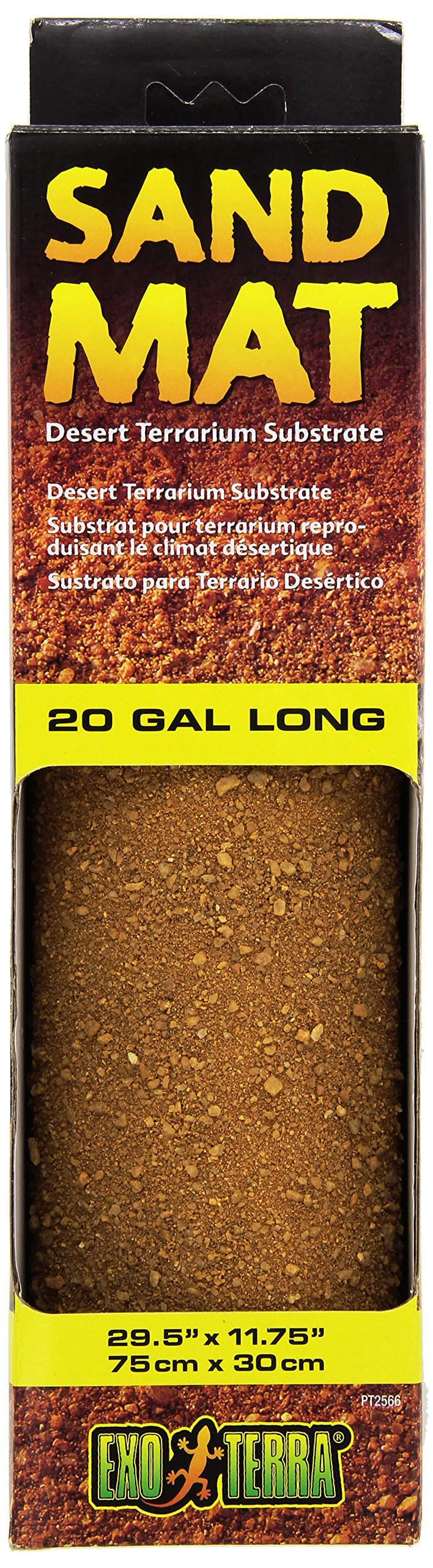 Alfombra de arena Exo Terra para terrario, protege el sustrato y facilita la limpieza.