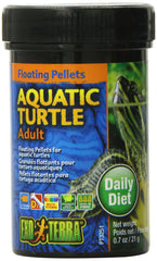 Exo Terra alimento para tortugas acuáticas: pellets flotantes que facilitan comer en la superficie.