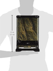 Exo Terra Nano Tall con ventilación superior removible para limpieza y decoración.
