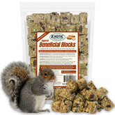 Exotic Nutrition bloque para ardilla, nutrición y snack saludable.