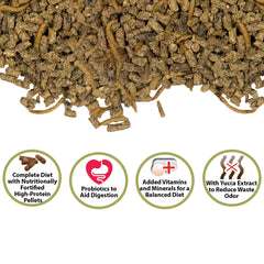 Exotic Nutrition Hedgehog Complete: pellets proteicos para completar la dieta diaria de erizos.