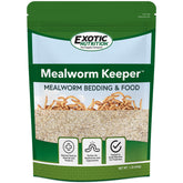 Exotic Nutrition Mealworm Keeper, cama para gusanos de harina que favorece cría estable.