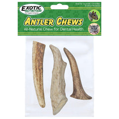 Exotic Nutrition mordedor de asta para mascotas pequeñas con puntas pequeñas