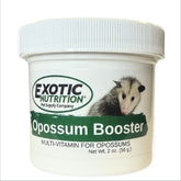 Opossum Booster de Exotic Nutrition en envase de 2 oz para nutrición diaria del oposum.