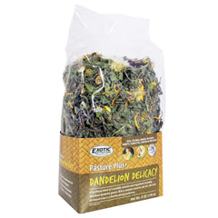 Pasture Plus+ Dandelion Delicacy, flores secas para premios diarios de roedores