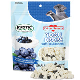 Exotic Nutrition Yogu Drops con arándano, paquete para premiar y alimentar con sabor