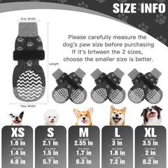 EXPAWLORER botas para perros con doble agarre, ideales para suelos lisos