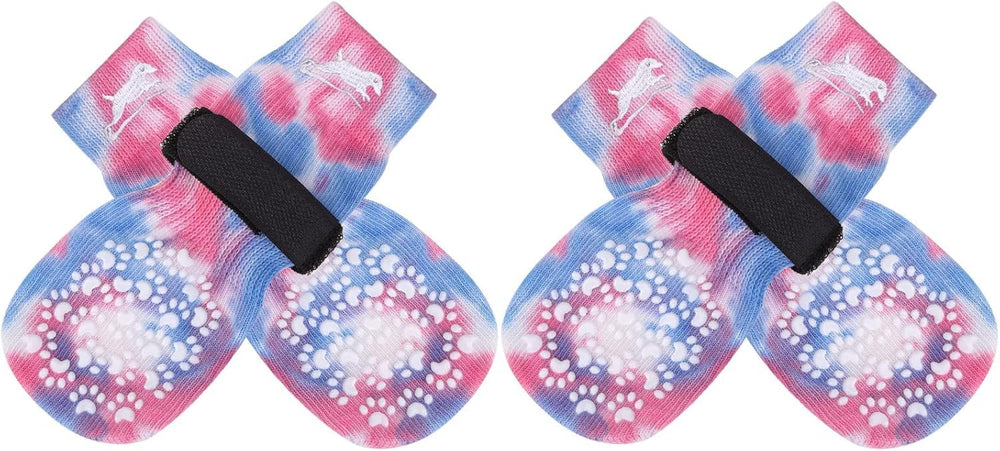 Calcetines antideslizantes EXPAWLORER para perros evitan deslizamientos en suelos lisos.