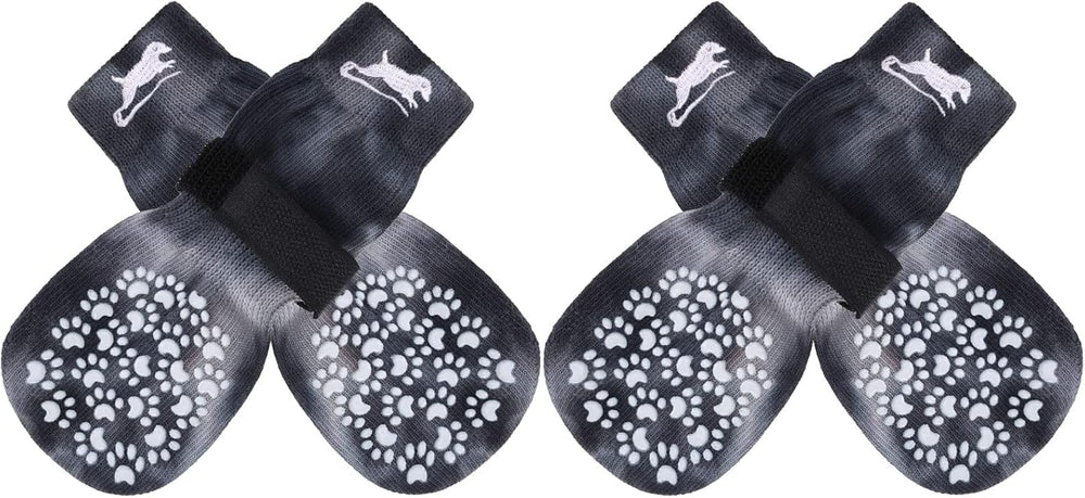 EXPAWLORER calcetines antideslizantes para perro con agarre en suelos lisos