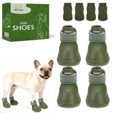 EXPAWLORER Zapatos para perro protegen patas contra nieve y hielo durante paseos