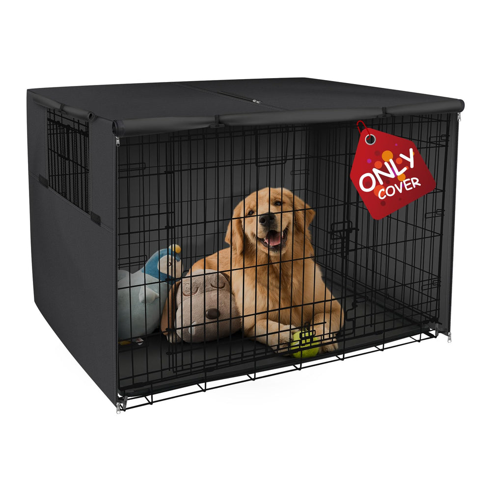 Explore Land cobertor de jaula para perros, vista frontal, protege del sol contenido