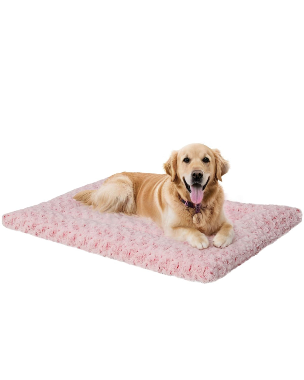 Cama Exsnugy para perros lavable en rosa, ideal para higiene fácil.