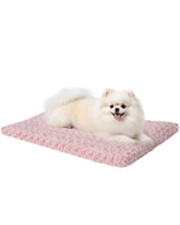 Exsnugy cama perro rosa lavable, uso diario y limpieza fácil.