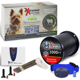 Extreme Timid Dog Fence: collar receptor cómodo para perros pequeños, seguro.