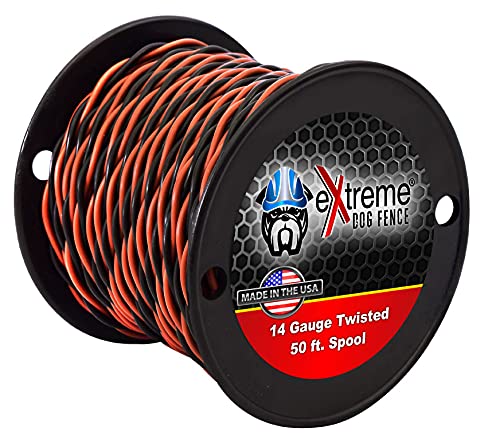 Extreme Dog Fence, cable enrollado 50 ft para instalación exterior segura