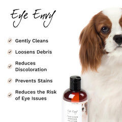 Eye Envy: aplicación alrededor de ojos, limpieza suave de residuos.