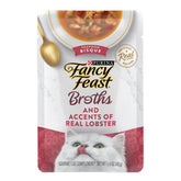 Fancy Feast Broths con langosta real en bolsa para gatos adultos