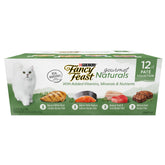 Fancy Feast Gourmet Naturals Pate de res, proteína de calidad para gatos