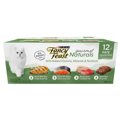 Fancy Feast Gourmet Naturals Pate de res, proteína de calidad para gatos