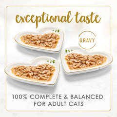 Fancy Feast Gravy Lovers con res: proteína sabrosa para cada comida.