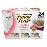 Fancy Feast Grilled pavo y res en lata 3 oz para gatos, sabor irresistible.