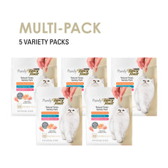 Bolsas de 10 unidades de Fancy Feast Natural Treats listas para servir