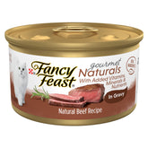 Fancy Feast Naturals Boeuf plat en sauce, texture appétante pour régaler votre chat adulte.