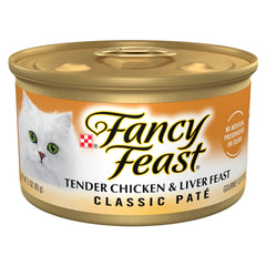 Paté Fancy Feast de pollo e hígado, textura suave para gato