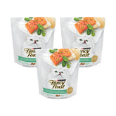 Fancy Feast Purina comida seca para gato con pescado marino y salmón, bolsa de 450 g