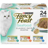 Fancy Feast Seafood Classic Pate, lata 3oz lista para servir y sabrosa
