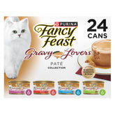 Pack variado Fancy Feast con paté en salsa, ideal para variedad diaria de comidas