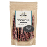 Farm Hounds mollejas de pollo, bocado deshidratado para perros, snack natural.