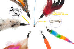 Fashion's Talk repuestos: plumas, gusano y cola para juego continuo.